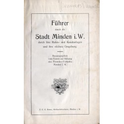 Führer durch die Stadt Minden i. W. durch ihre Hafen- und Kanalanlagen und ihre nächste Umgebung