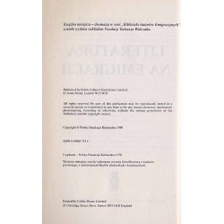Literatura na emigracji