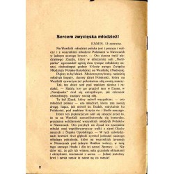 Zjazd Młodzieży Polskiej w Essen dnia 13 czerwca 1937. Patron Zjazdu Prezes Związku Polaków w Niemczech Ks. Patron Dr. Bolesław