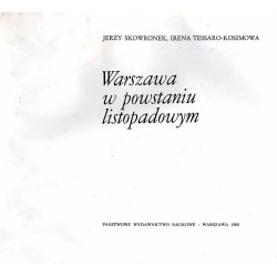 Warszawa w powstaniu listopadowym