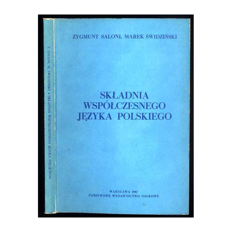 Składnia współczesnego języka polskiego