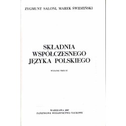 Składnia współczesnego języka polskiego