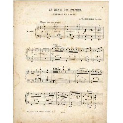 La Danse des Sylphes. Morceau de Salon. Op. 196