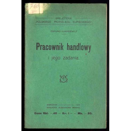 Pracownik handlowy i jego zadania