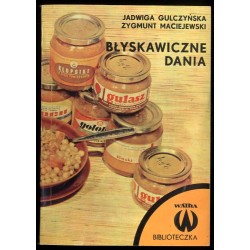 Błyskawiczne dania. Koncentraty i konserwy