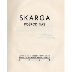 Skarga pośród nas. Ustępy z pism księdza Piotra Skargi