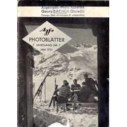 Agfa Photoblätter. R. 37 (1931). Nr 7 (Januar 1931)