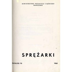 Sprężarki. Katalog F8. 1968