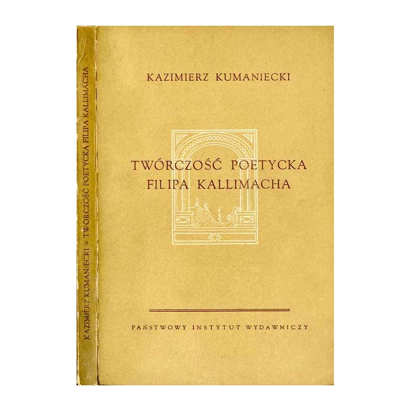 Twórczość poetycka Filipa Kallimacha