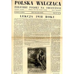 Polska Walcząca - Żołnierz polski na obczyźnie. Fighting Poland. Weekly for the Polish Forces. R.4 (1942). Nr 19 (9 maja 1942) /