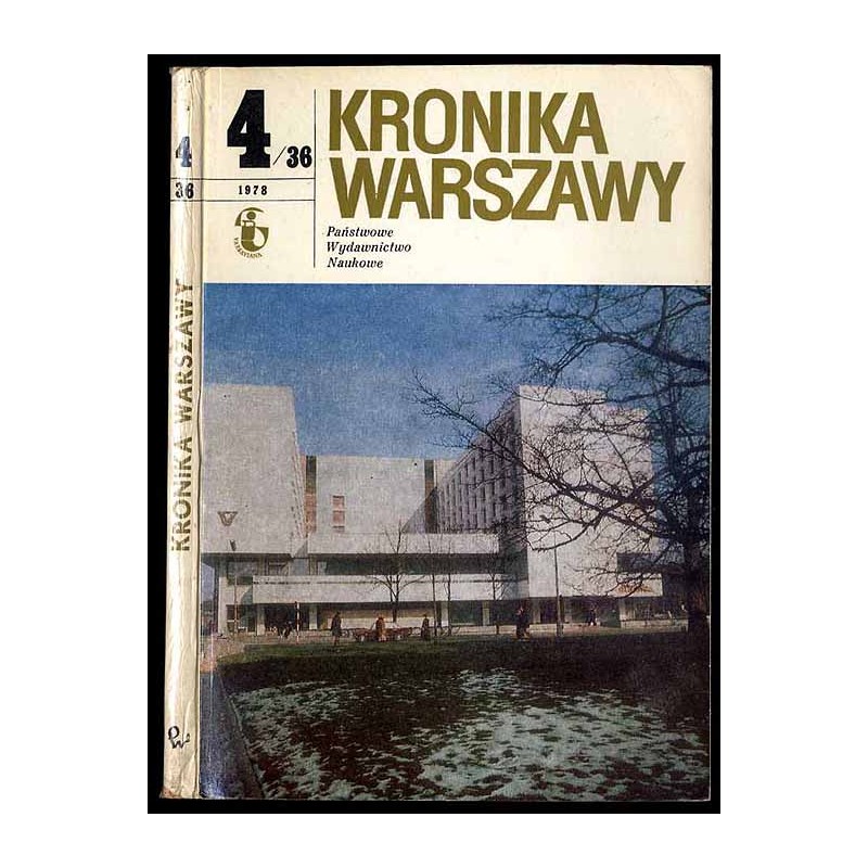 Kronika Warszawy. 1978. Nr 4/36