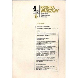 Kronika Warszawy. 1978. Nr 4/36