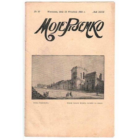 Moje Pisemko. R.29 (1931). Nr 37 (12 września 1931)