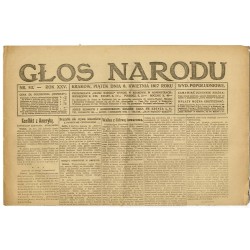 Głos Narodu. R.25 (1917). Nr 83 (6 kwietnia 1917). Wydanie popołudniowe