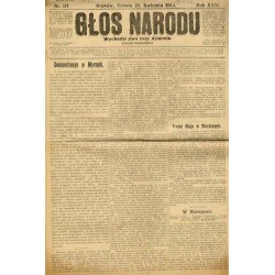 Głos Narodu. R.24 (1916). Nr 117 (29 kwietnia 1916). Wydanie popołudniowe