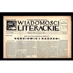 Wiadomości Literackie. Tygodnik. R.9 (1932). Nr 33 (450) (7 sierpnia 1932)