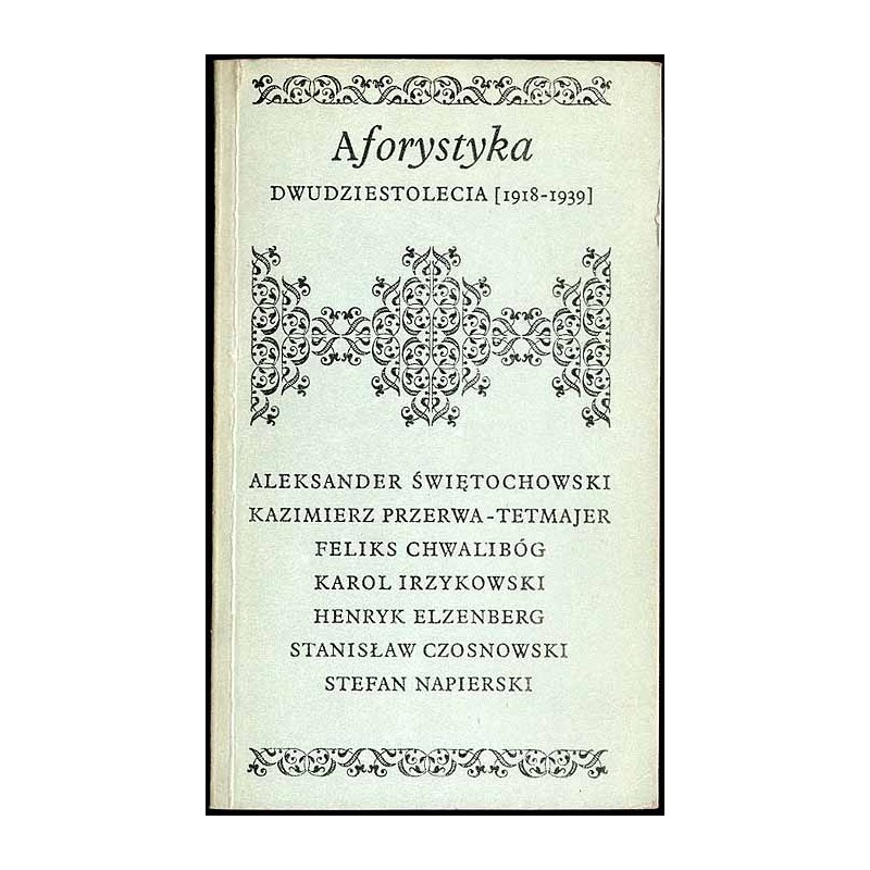 Aforystyka dwudziestolecia (1918-1939)