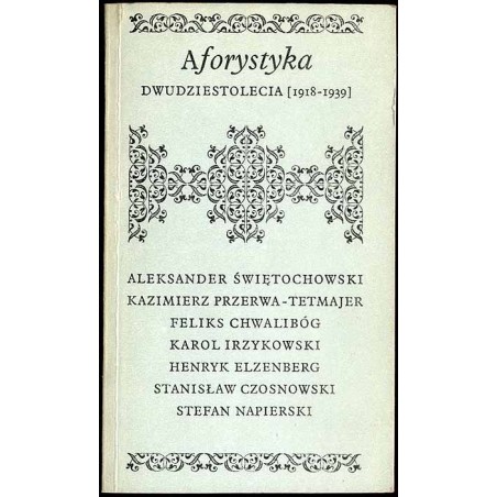 Aforystyka dwudziestolecia (1918-1939)