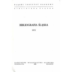 Bibliografia Śląska 1972