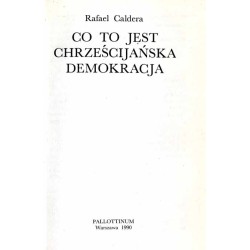 Co to jest chrześcijańska demokracja