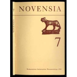 Novensia [Novaensia]. Badania ekspedycji archeologicznej Uniwersytetu Warszawskiego w Novae. Studia i materiały. [T.7 (1995)]