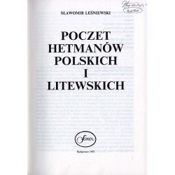 Poczet hetmanów polskich i litewskich