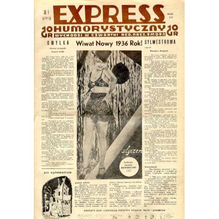 Express Humorystyczny. R.7 (1936). Nr 1 (280) / Marian Dąbrowski (Emden): Szukam kochanki. Powieść obyczajowo-satyryczna