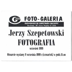 Jerzy Szepetowski - Fotografia, wrzesień 1999