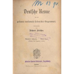 Deutsche Revue über das gesamte nationale Leben der Gegenwart. 18. Jahrgang (1893). B.4 (X-XII)