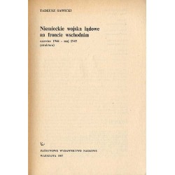 Niemieckie wojska lądowe na froncie wschodnim. Czerwiec 1944 - maj 1945 (struktura)