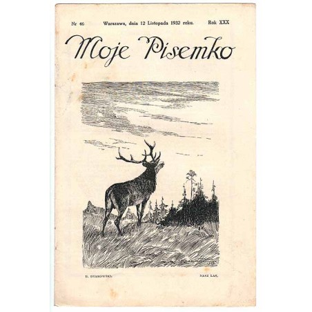 Moje Pisemko. R.30 (1932). Nr 46 (12 listopada 1932)