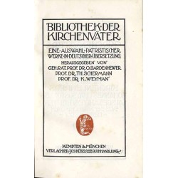 Bibliothek der Kirchenväter. Eine Auswahl Patristischer Werke in deutscher übersetzung. Reihe 1. B. 25: Des heiligen Kirchenlehr