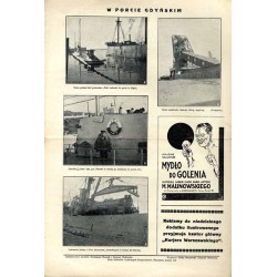 Kurjer Warszawski. Niedzielny dodatek ilustrowany. R.112 (1932). Do Nr 92 (3 kwietnia 1932) / bp Zygmunt Łoziński / Port Gdynia