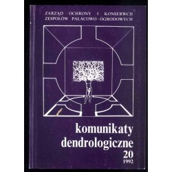 Komunikaty Dendrologiczne. Nr 20 (1992) / Helmunt Rippl: Wskazówki do pielęgnacji parków krajobrazowych Pücklera [Park Mużakowsk