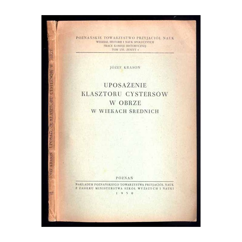 Uposażenie klasztoru cystersów w Obrze w wiekach średnich