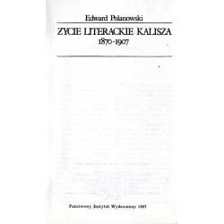 Życie literackie Kalisza 1870-1907