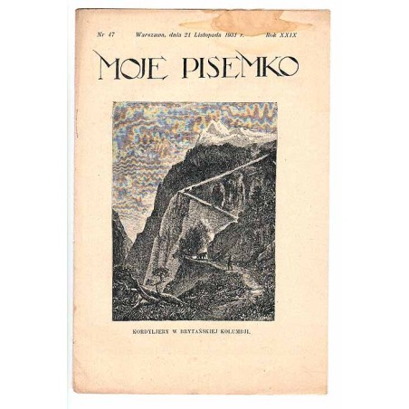 Moje Pisemko. R.29 (1931). Nr 47 (21 listopada 1931)
