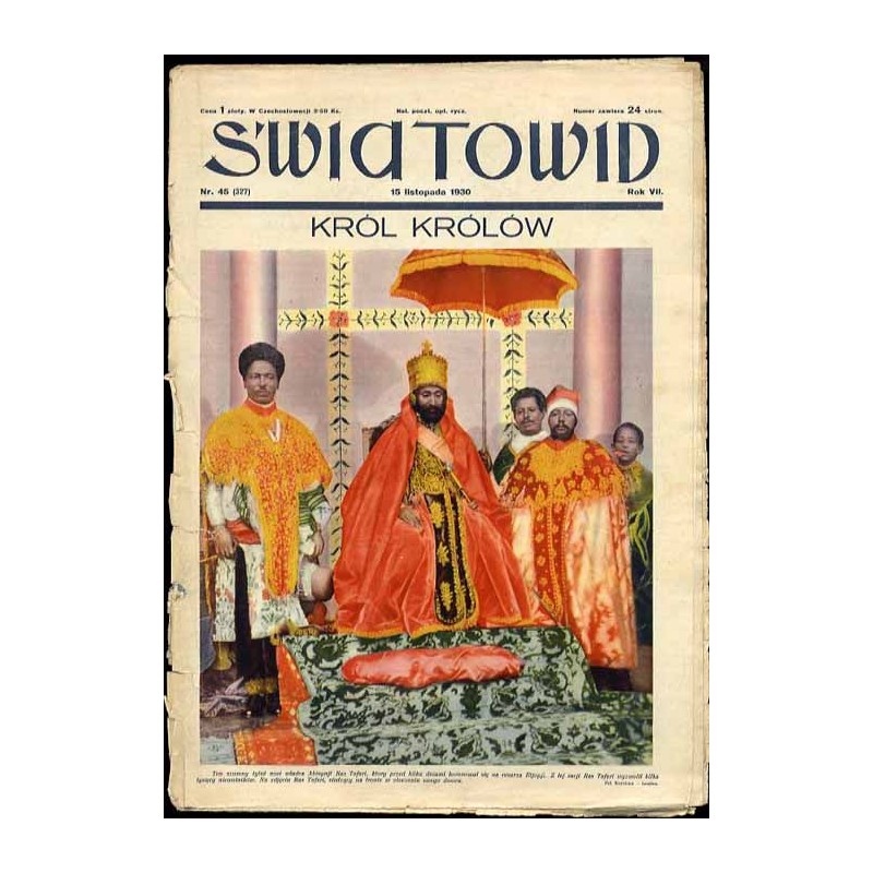 Światowid. R.7 (1930). Nr 45 (15 listopada 1930)