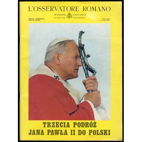 L’Osservatore Romano. Numer specjalny (8-14 VI 1987): Trzecia podróż Jana Pawła II do Polski