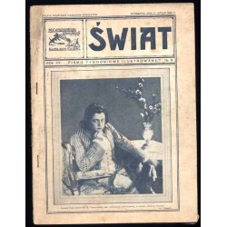 Świat. Pismo tygodniowe ilustrowane. R.20 (1925). Nr 8 (21 lutego 1925)