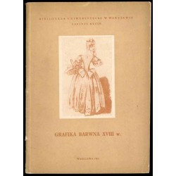 Grafika barwna XVIII w. Katalog wystawy