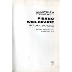 Piękno wielorakie. Sztuka baroku