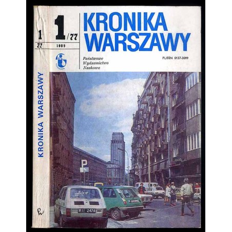 Kronika Warszawy. 1989. Nr 1/77