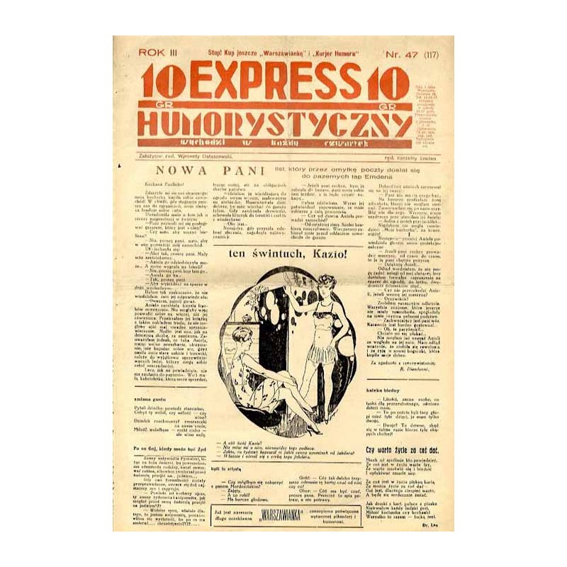 Express Humorystyczny. R.3 (1932). Nr 47 (117) / Emden: Przygody donżuana Pechnickiego