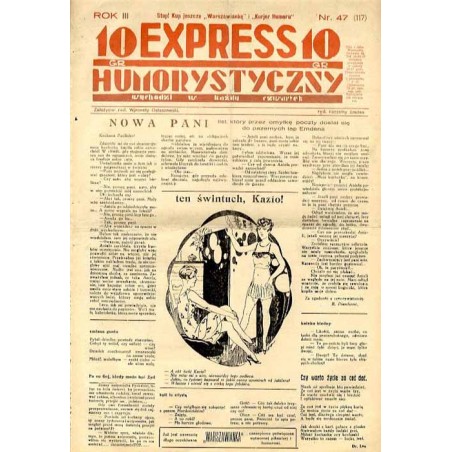 Express Humorystyczny. R.3 (1932). Nr 47 (117) / Emden: Przygody donżuana Pechnickiego