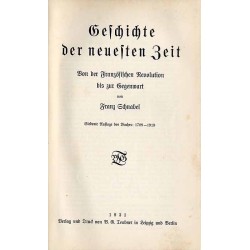 Geschichte der neusten Zeit. Von der Französischen Revolution bis zur Gegenwart