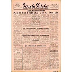 Gazeta Polska. Dziennik informacyjny Polaków na Bliskim Wschodzie. R.3 (1943). Nr 111 (550) (12 maja 1943)