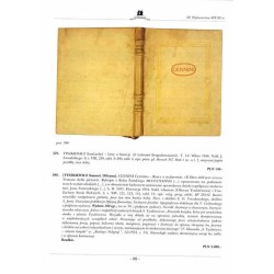 ["Sztuka" Polski Dom Aukcyjny Kraków] Katalog. Aukcja Nr 3. Książki i rękopisy [...] 6.12.1997