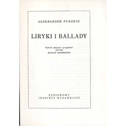 Liryki i ballady