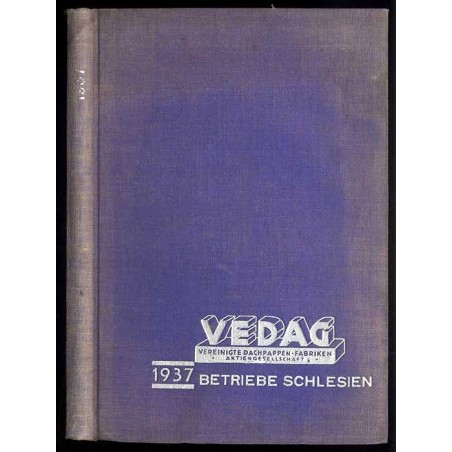 Vedag-Buch 1937. 10. Jahrgang